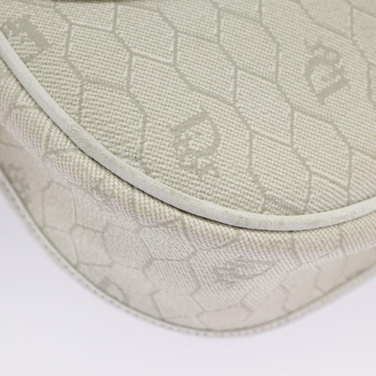 Dior Honeycomb Beige Canvas Shoulder Bag (Pre-Owned) Size ONE SIZE - 13 Thumbnail