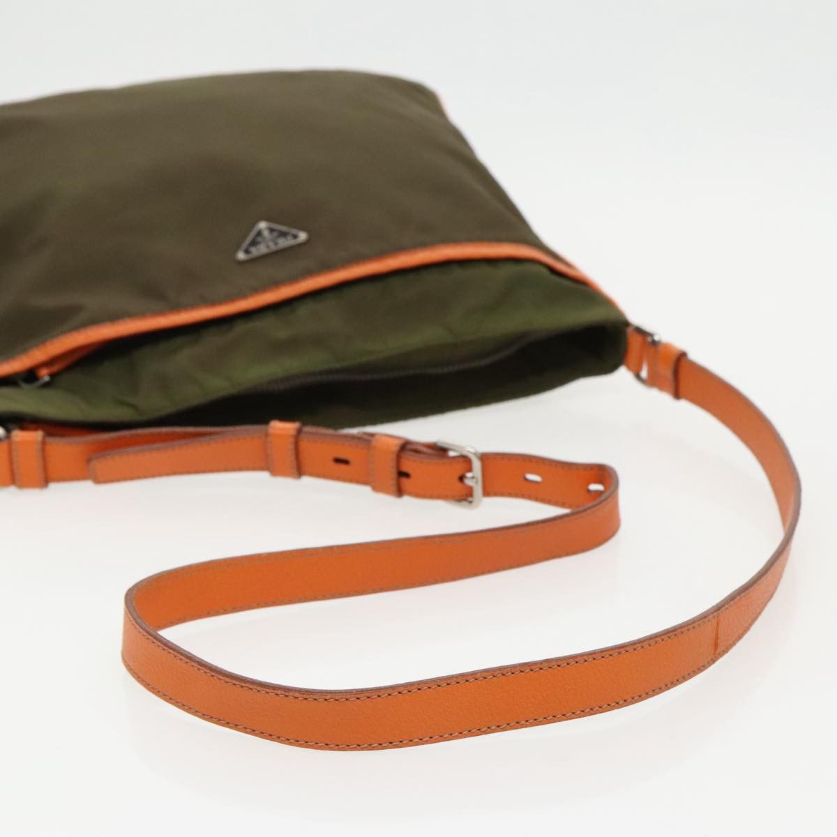 Prada Re-Nylon Khaki Synthetic Shoulder Bag (Pre-Owned) Size ONE SIZE - 5 Thumbnail