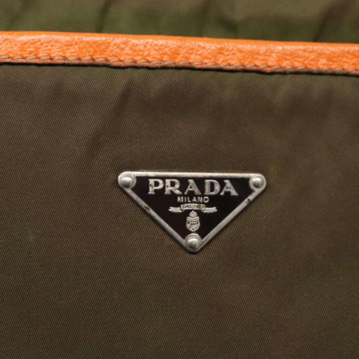 Prada Re-Nylon Khaki Synthetic Shoulder Bag (Pre-Owned) Size ONE SIZE - 18 Thumbnail