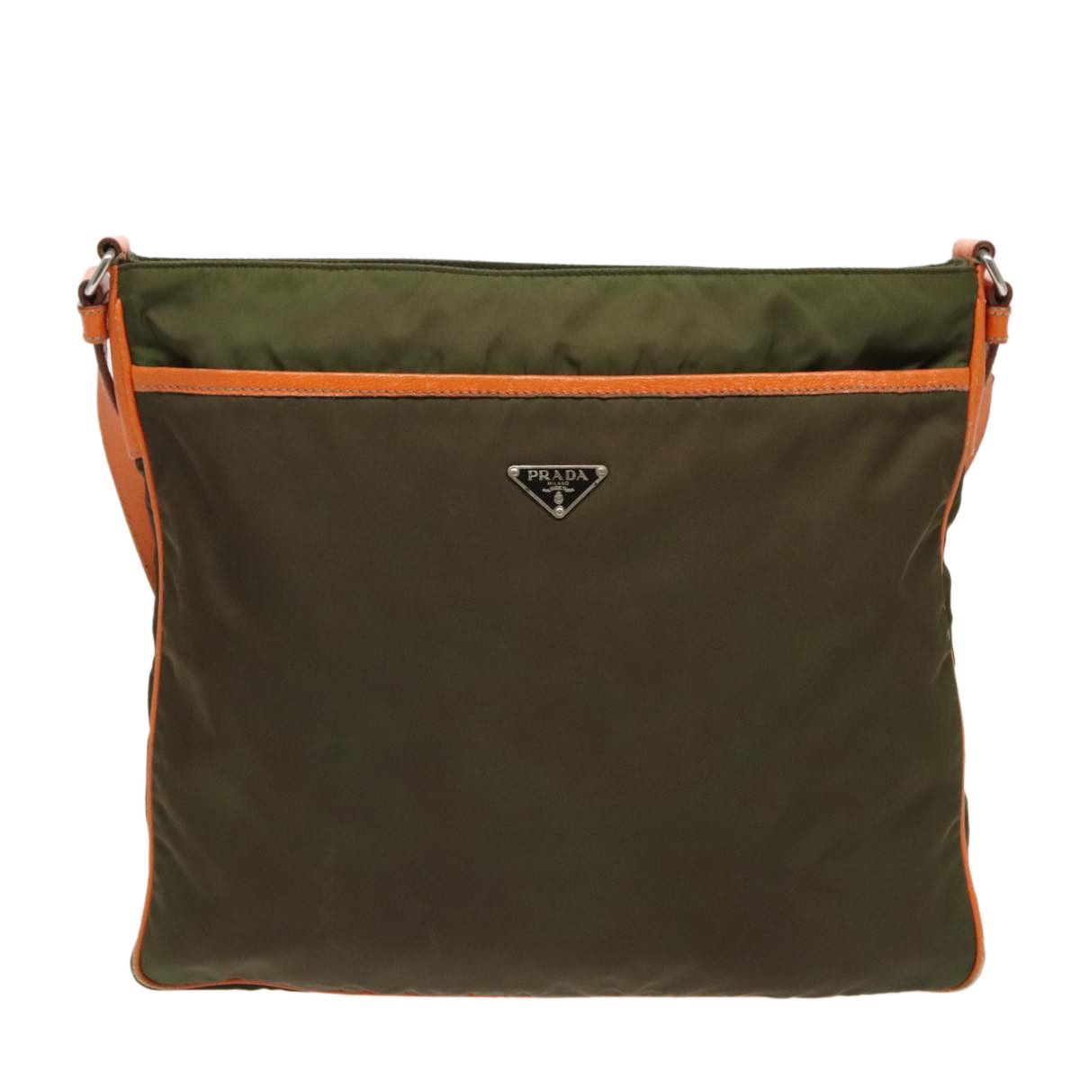 Prada Re-Nylon Khaki Synthetic Shoulder Bag (Pre-Owned) Size ONE SIZE - 16 Thumbnail