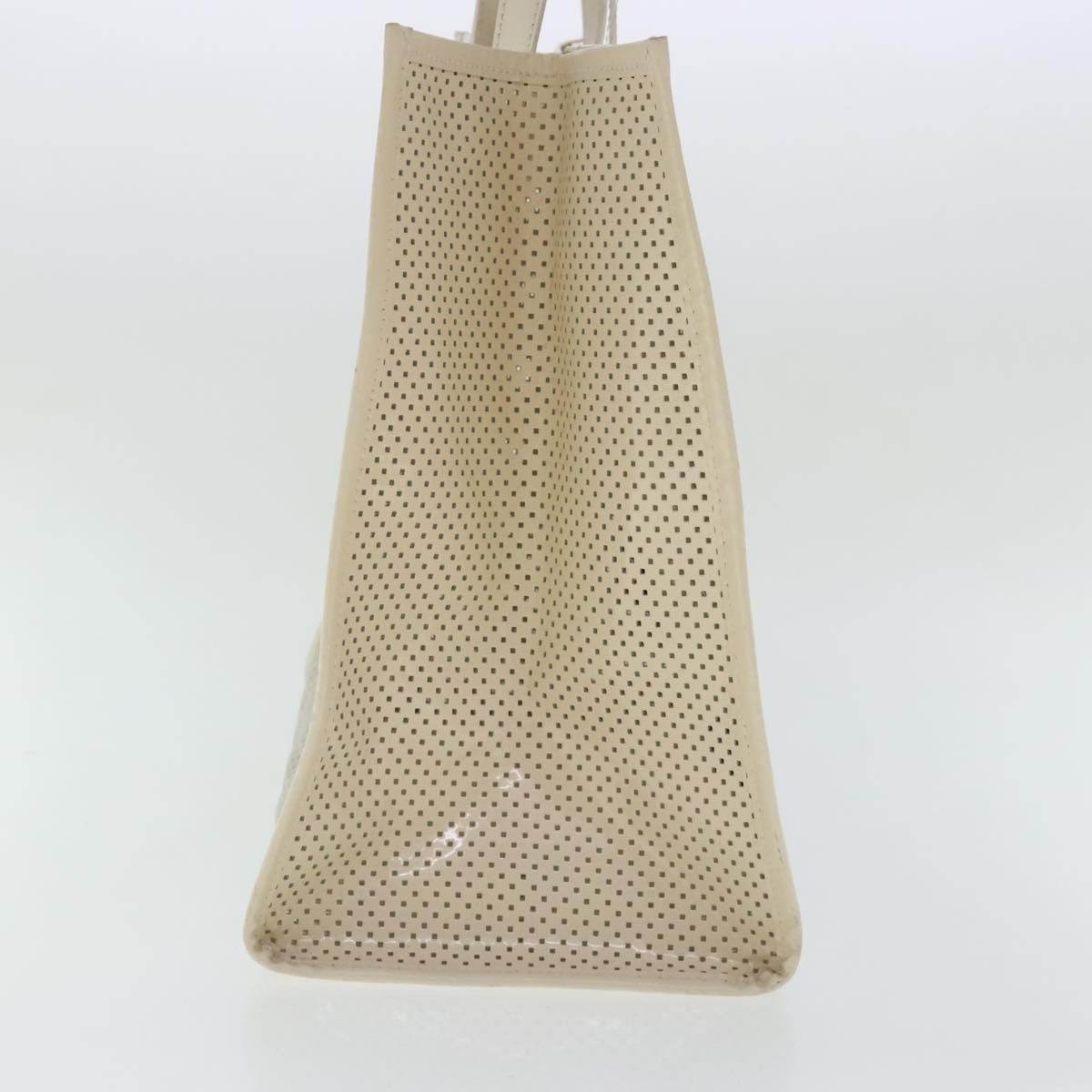 Fendi White Canvas Tote Bag (Pre-Owned) Size ONE SIZE - 4 Thumbnail