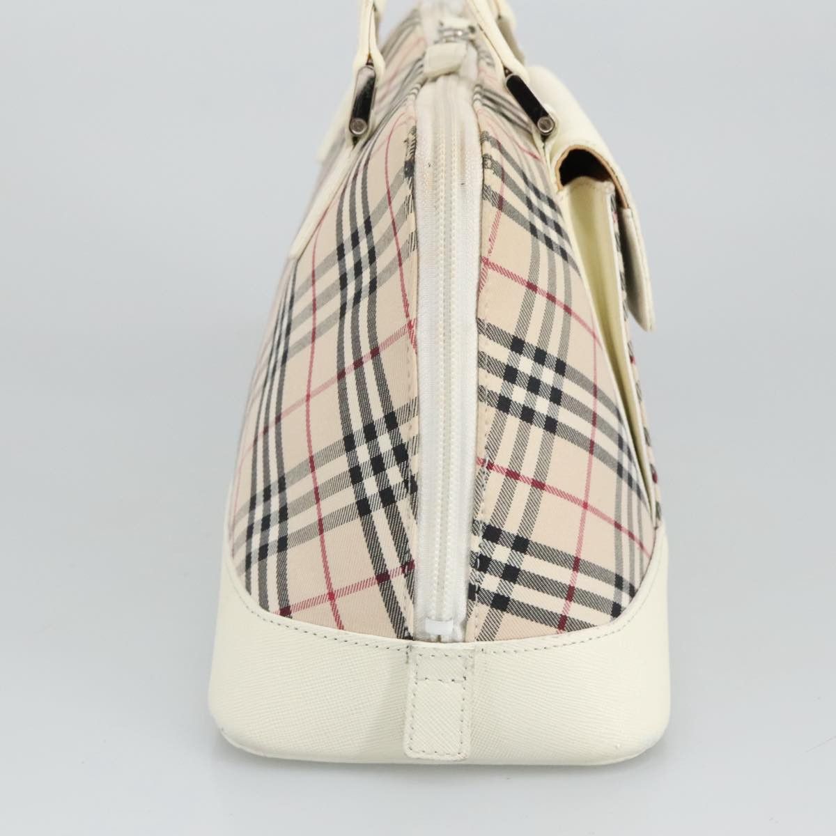 Burberry Nova Check Beige Canvas Handbag (Pre-Owned) Size ONE SIZE - 3 Thumbnail