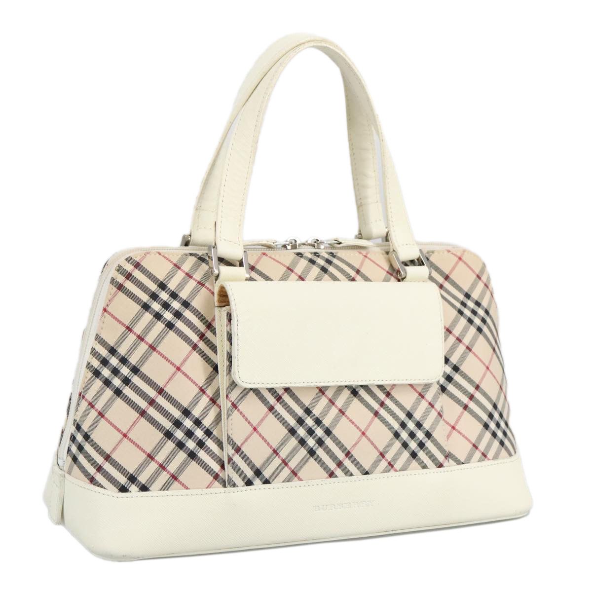 Burberry Nova Check Beige Canvas Handbag (Pre-Owned) Size ONE SIZE - 17 Thumbnail