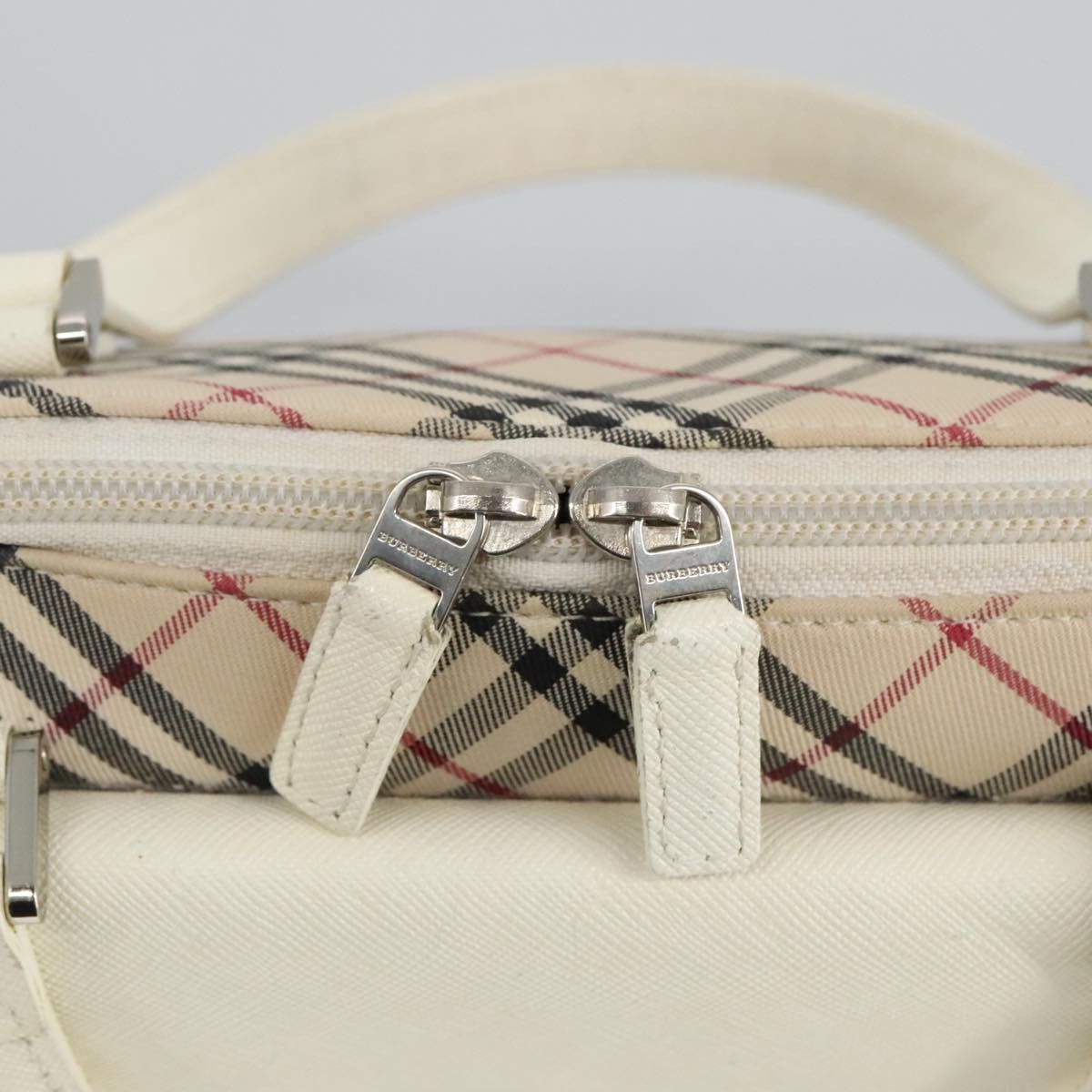 Burberry Nova Check Beige Canvas Handbag (Pre-Owned) Size ONE SIZE - 11 Thumbnail