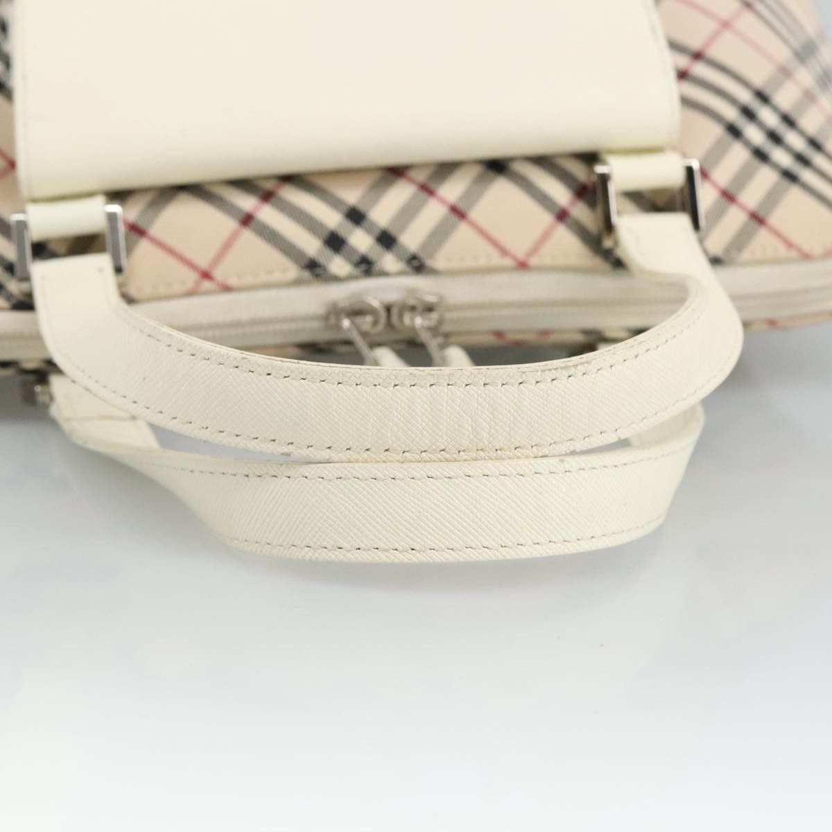 Burberry Nova Check Beige Canvas Handbag (Pre-Owned) Size ONE SIZE - 5 Thumbnail