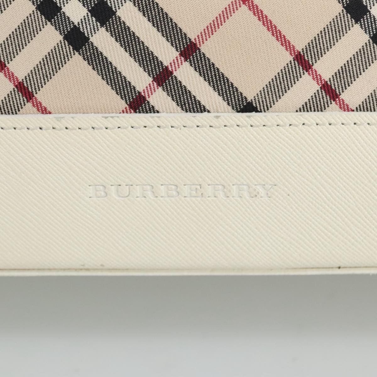 Burberry Nova Check Beige Canvas Handbag (Pre-Owned) Size ONE SIZE - 14 Thumbnail