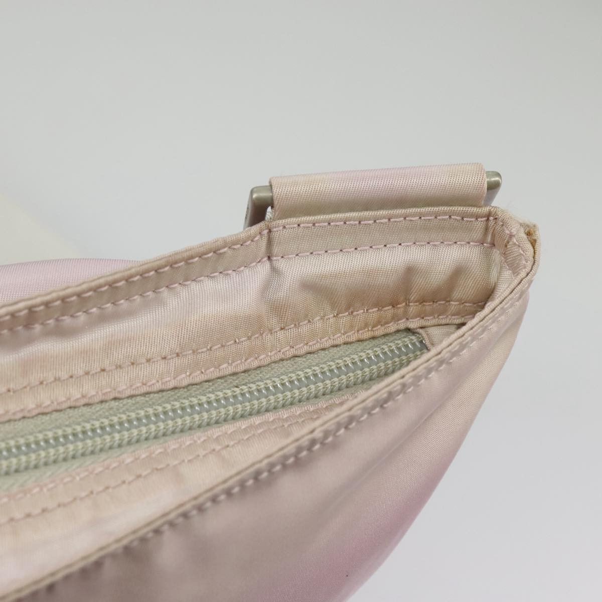 Prada Tessuto Pink Synthetic Shoulder Bag (Pre-Owned) Size ONE SIZE - 16 Thumbnail