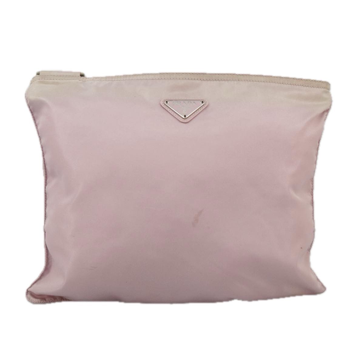 Prada Tessuto Pink Synthetic Shoulder Bag (Pre-Owned) Size ONE SIZE - 2 Thumbnail