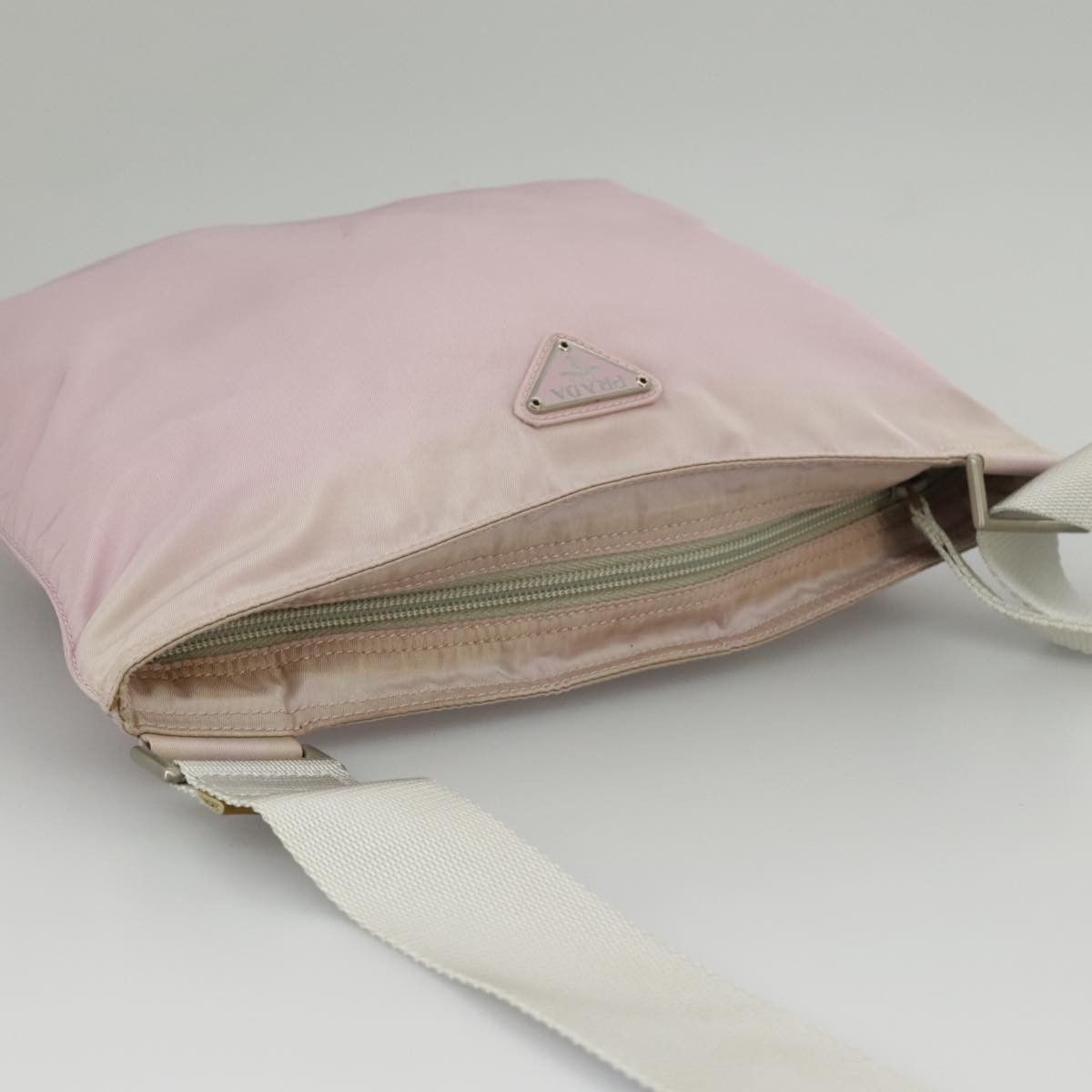 Prada Tessuto Pink Synthetic Shoulder Bag (Pre-Owned) Size ONE SIZE - 6 Thumbnail