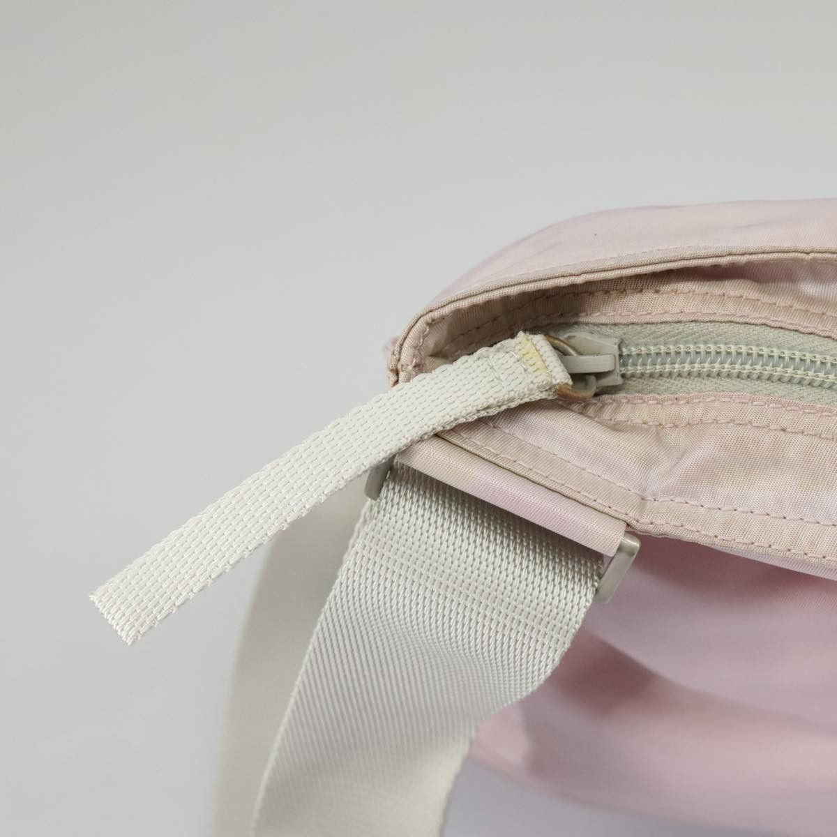 Prada Tessuto Pink Synthetic Shoulder Bag (Pre-Owned) Size ONE SIZE - 18 Thumbnail