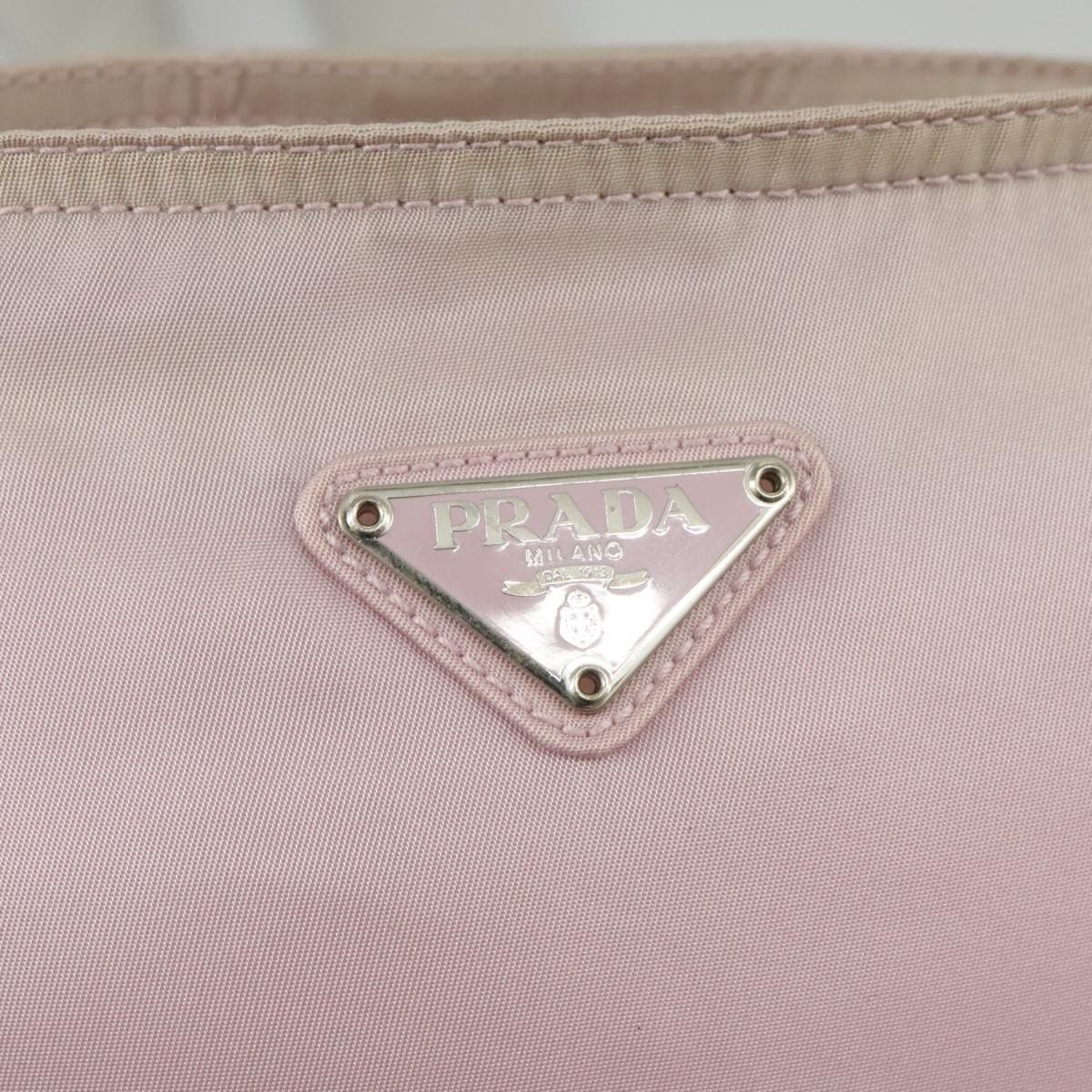 Prada Tessuto Pink Synthetic Shoulder Bag (Pre-Owned) Size ONE SIZE - 15 Thumbnail
