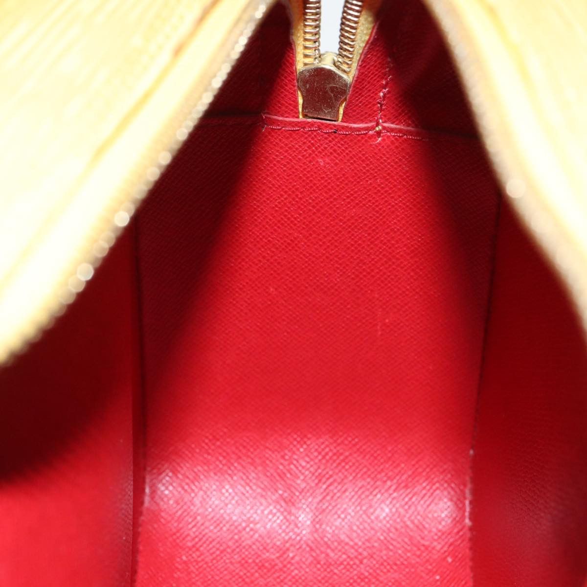 Yellow Leather Clutch Bag (Pre-Owned)