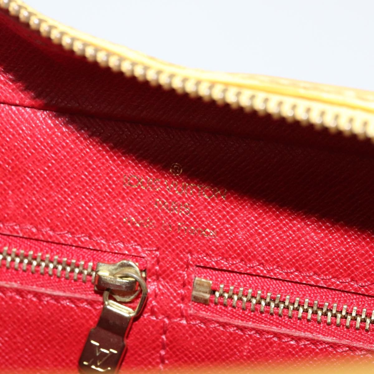 Yellow Leather Clutch Bag (Pre-Owned)