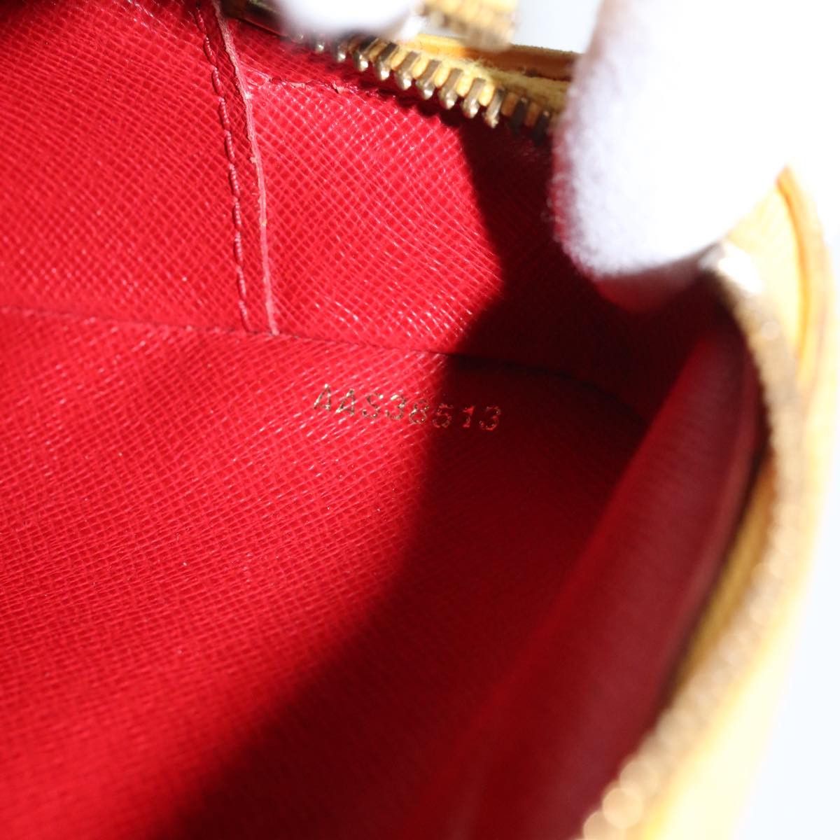 Yellow Leather Clutch Bag (Pre-Owned)