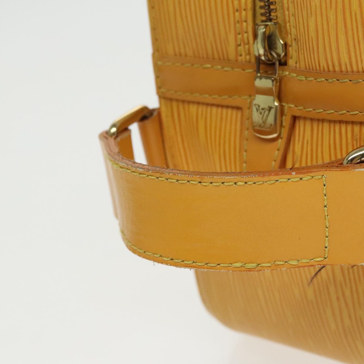 Yellow Leather Clutch Bag (Pre-Owned)