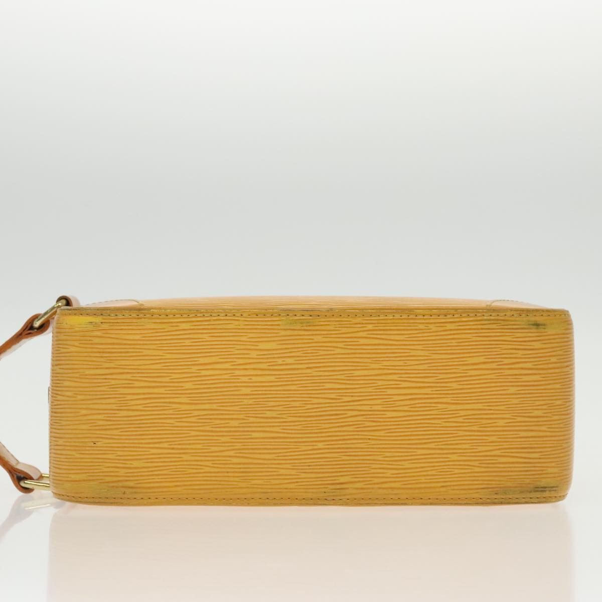 Yellow Leather Clutch Bag (Pre-Owned)