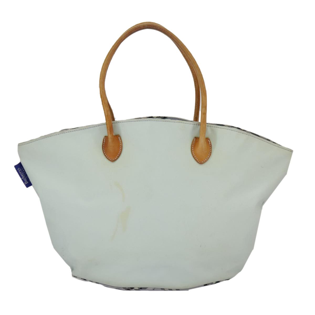 Burberry Blue Synthetic Tote Bag (Pre-Owned) Size ONE SIZE - 2 Thumbnail