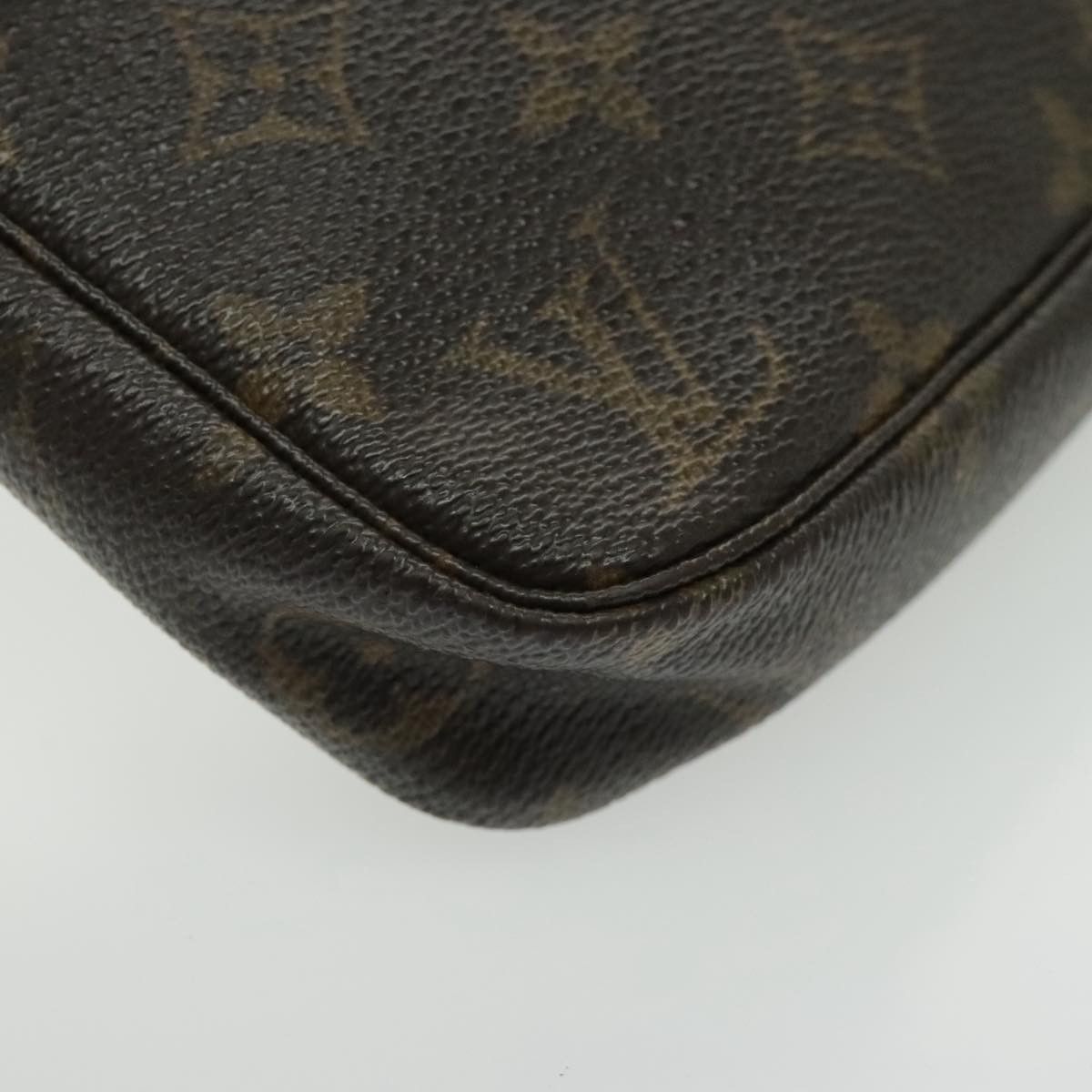 Louis Vuitton Pochette Accessoire Brown Canvas Clutch Bag (Pre-Owned) Size ONE SIZE - 5 Thumbnail