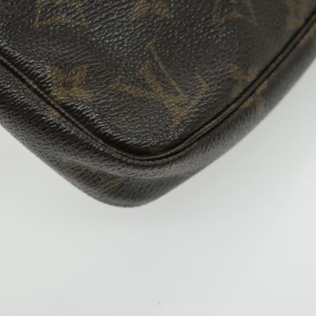Louis Vuitton Pochette Accessoire Brown Canvas Clutch Bag (Pre-Owned) Size ONE SIZE - 7 Thumbnail