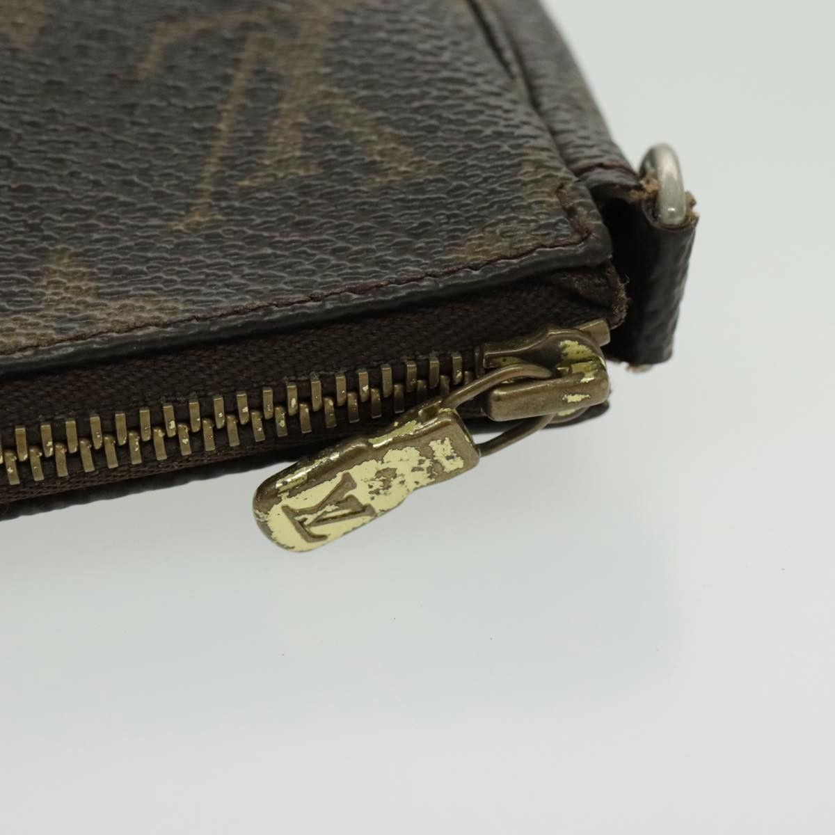 Louis Vuitton Pochette Accessoire Brown Canvas Clutch Bag (Pre-Owned) Size ONE SIZE - 9 Thumbnail