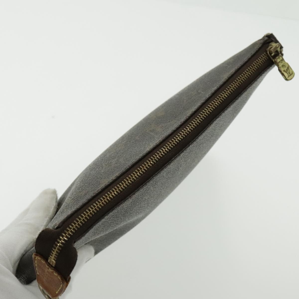 Louis Vuitton Pochette Accessoire Brown Canvas Clutch Bag (Pre-Owned) Size ONE SIZE - 10 Thumbnail