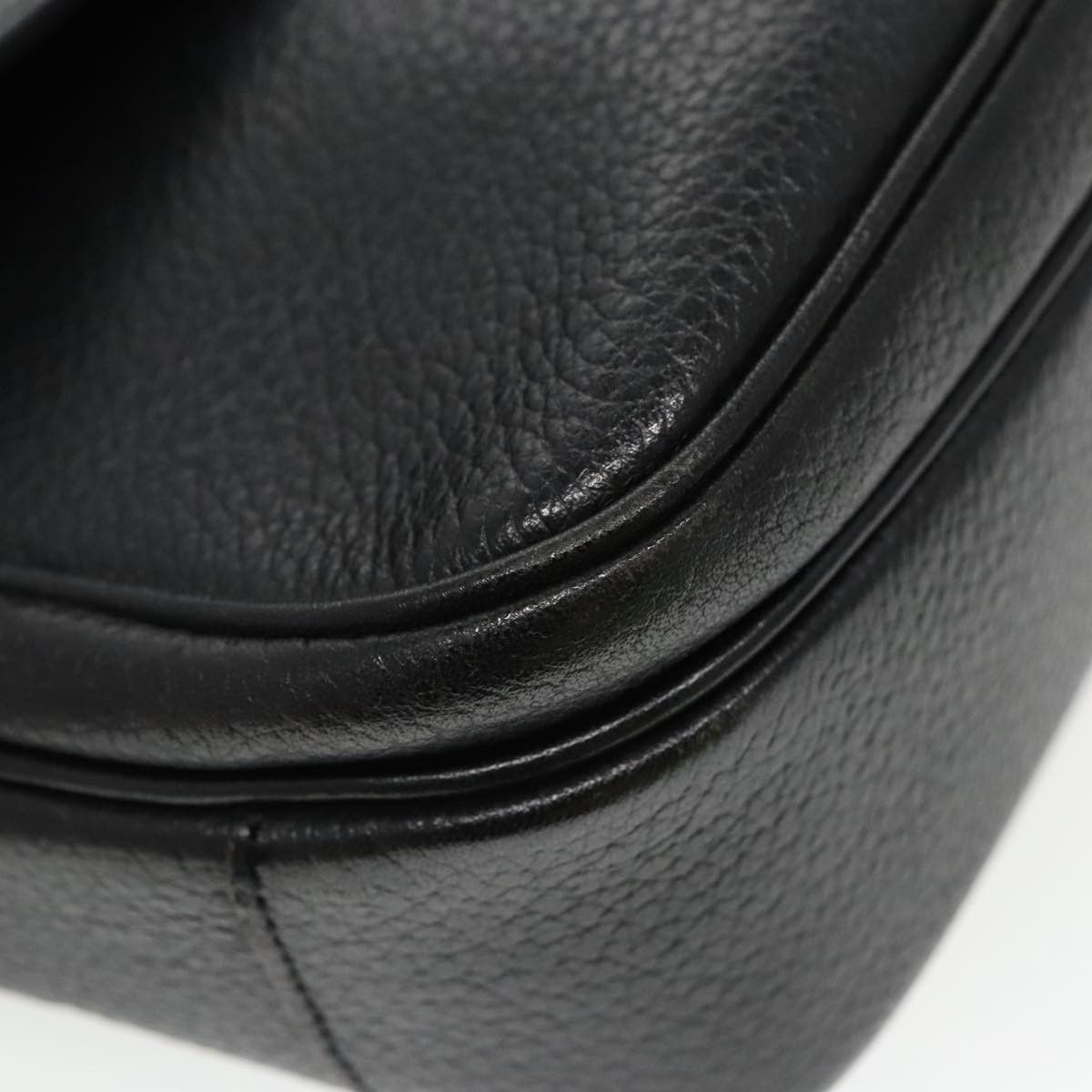 Burberry Black Leather Shoulder Bag (Pre-Owned) Size ONE SIZE - 10 Thumbnail