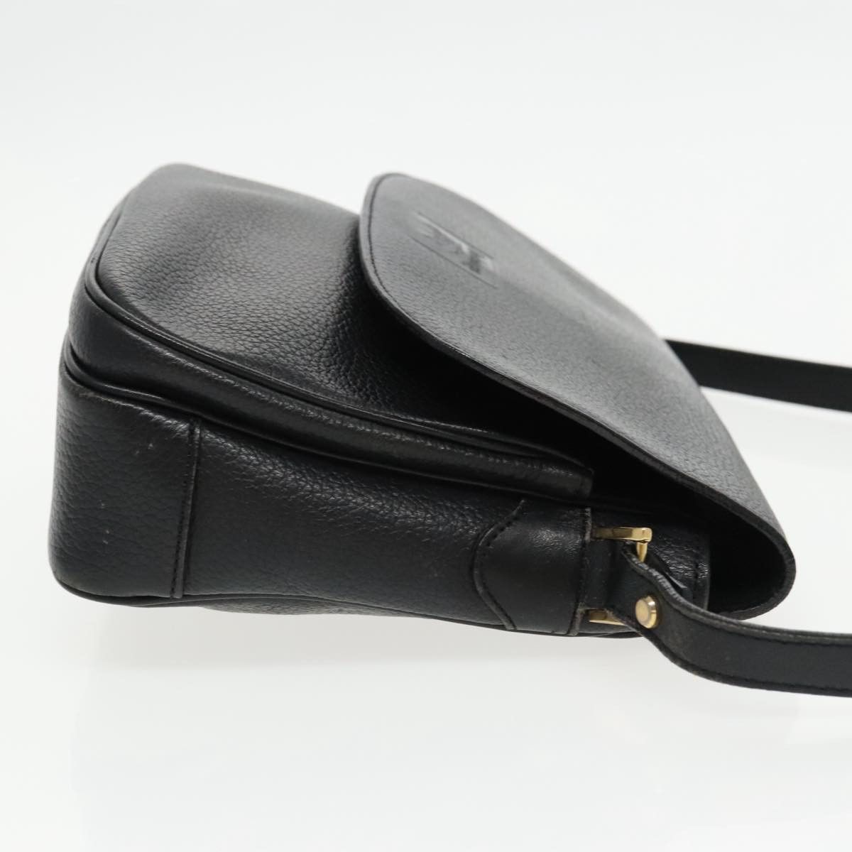Burberry Black Leather Shoulder Bag (Pre-Owned) Size ONE SIZE - 3 Thumbnail