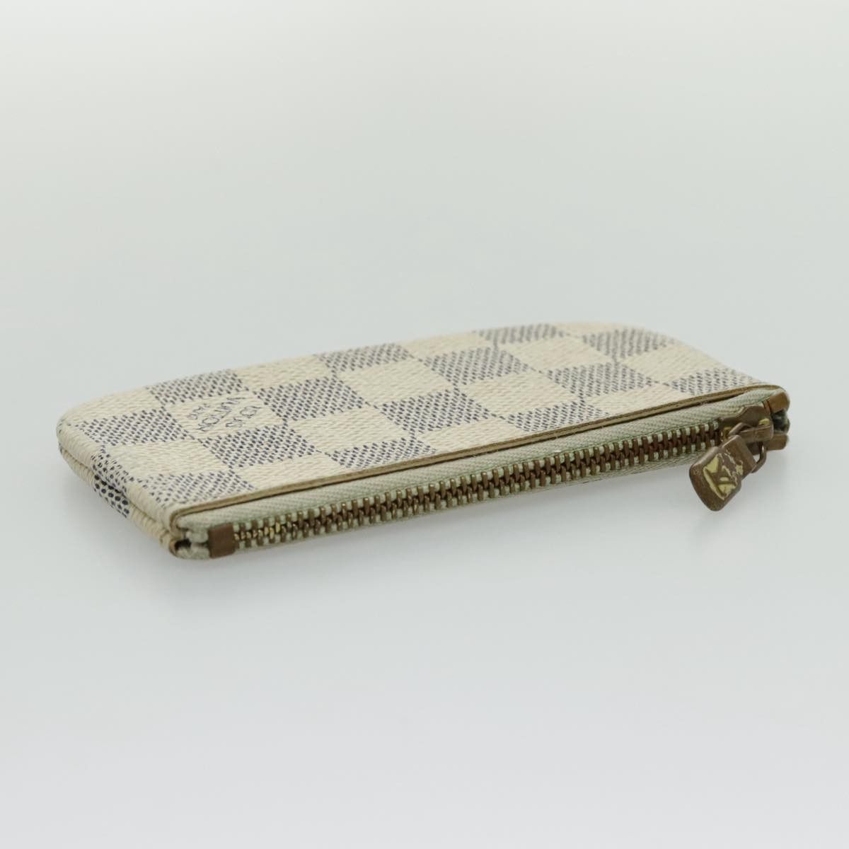 Louis Vuitton Pochette Clés White Canvas Wallet (Pre-Owned) Size ONE SIZE - 7 Thumbnail