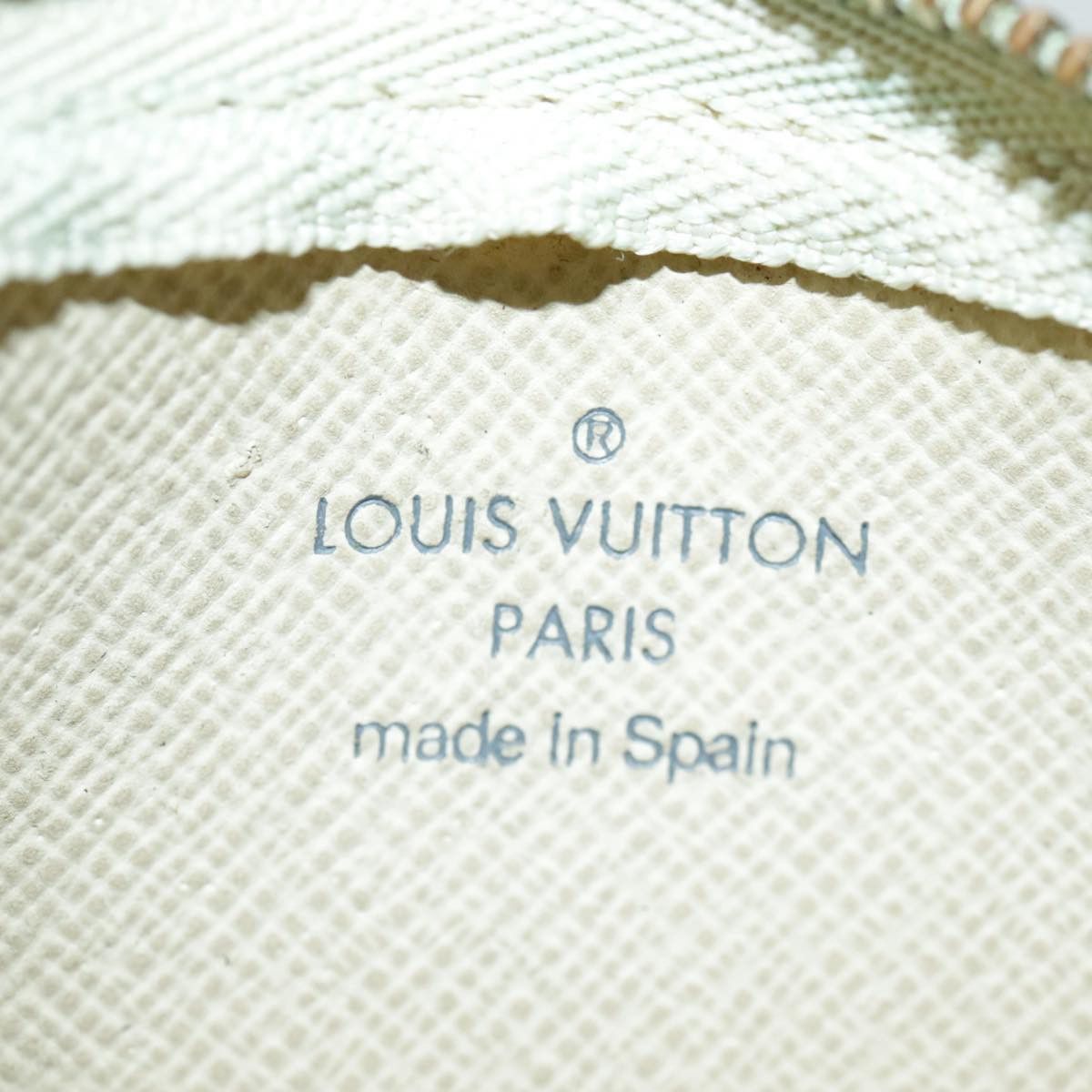 Louis Vuitton Pochette Clés White Canvas Wallet (Pre-Owned) Size ONE SIZE - 15 Thumbnail
