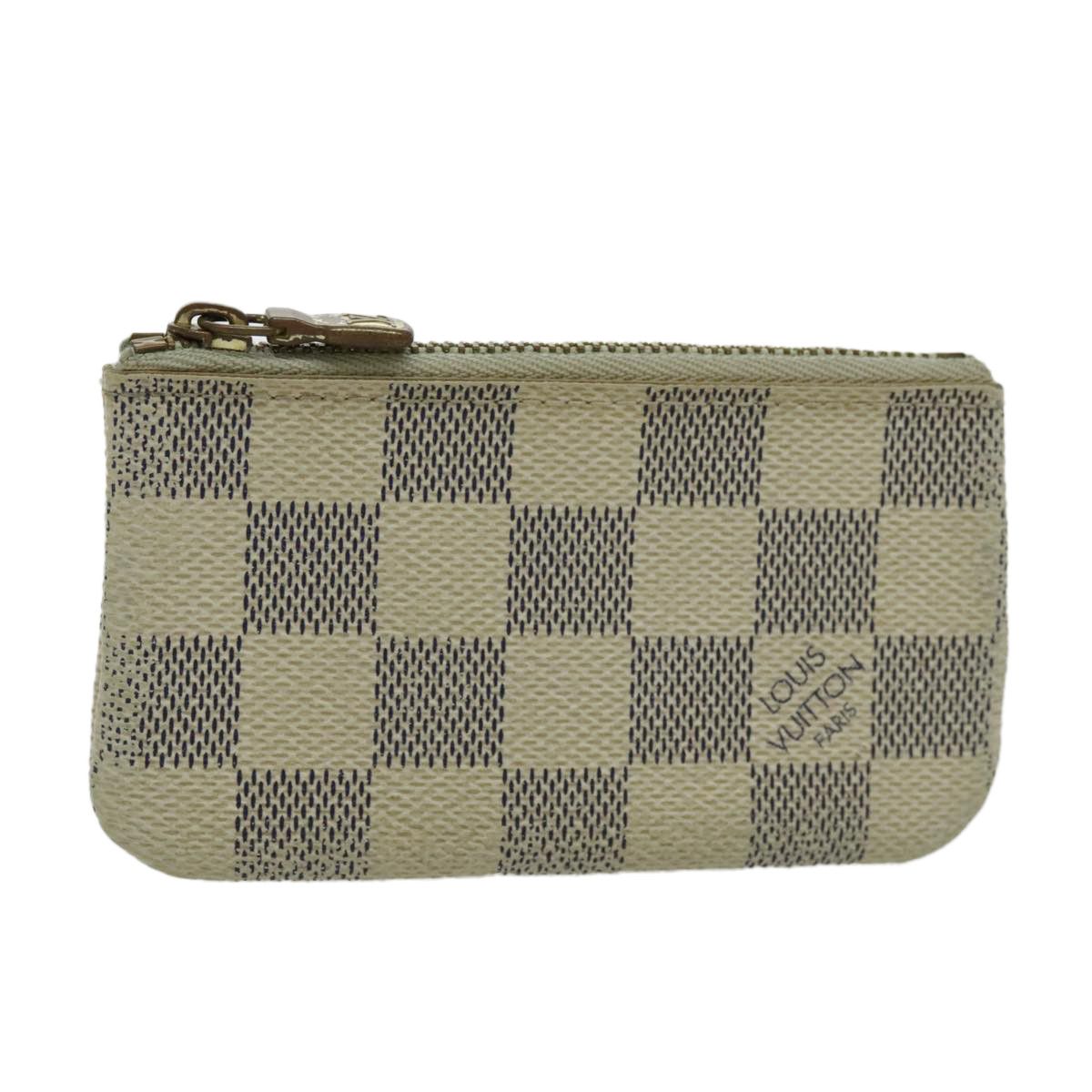 Louis Vuitton Pochette Clés White Canvas Wallet (Pre-Owned) Size ONE SIZE - 2 Thumbnail