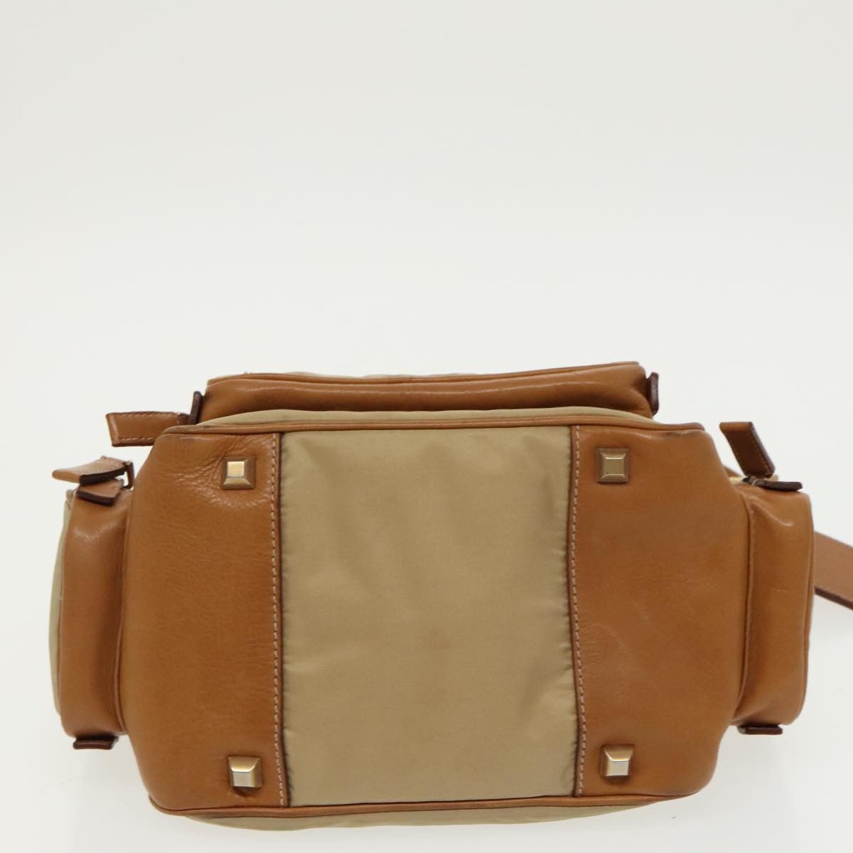 Prada Beige Synthetic Handbag (Pre-Owned) Size ONE SIZE - 8 Thumbnail