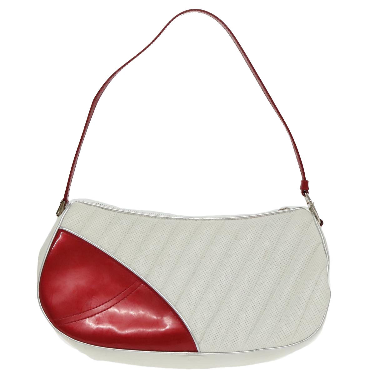 Dior Cadillac White Leather Shoulder Bag (Pre-Owned) Size ONE SIZE - 3 Thumbnail