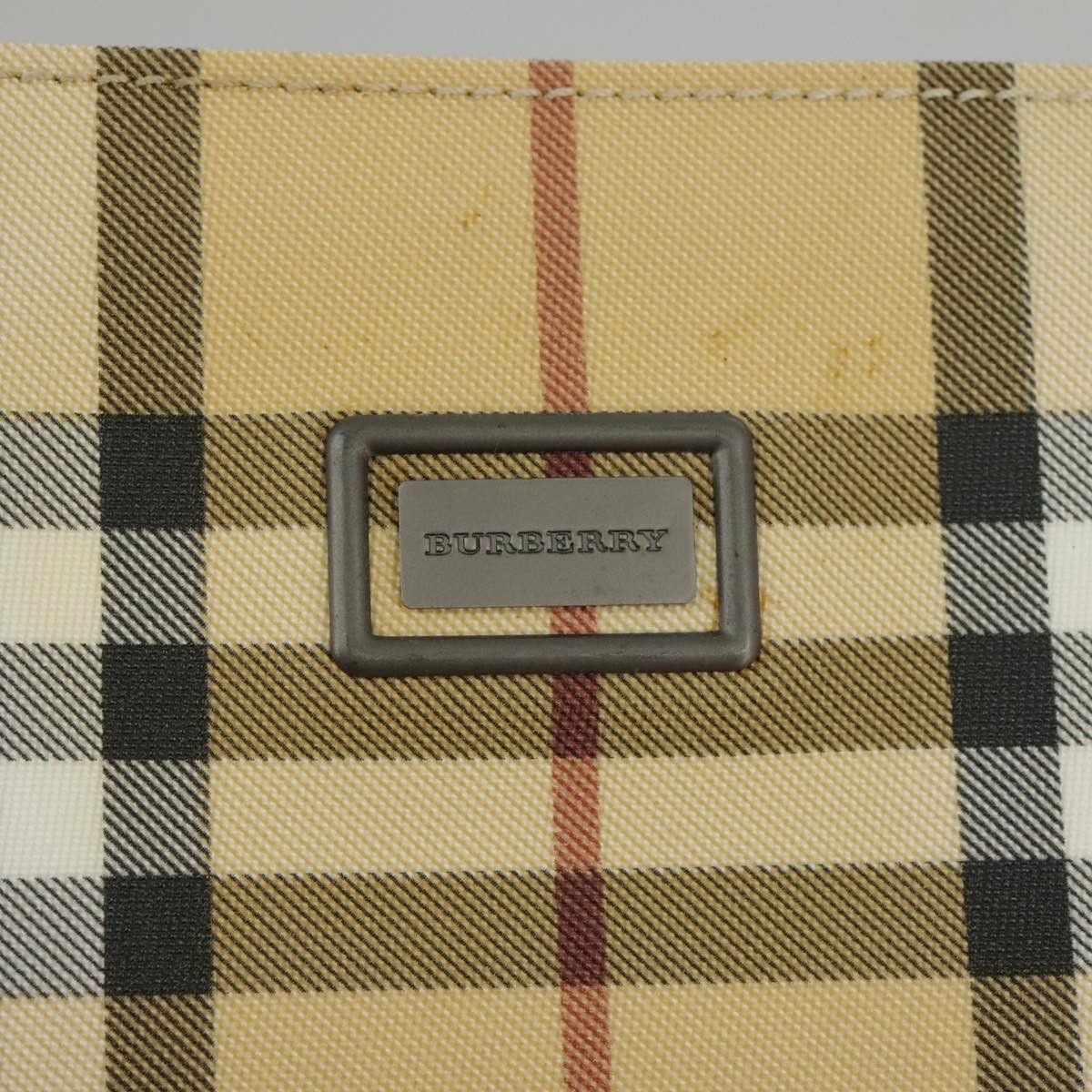 Burberry Nova Check Beige Canvas Tote Bag (Pre-Owned) Size ONE SIZE - 14 Thumbnail