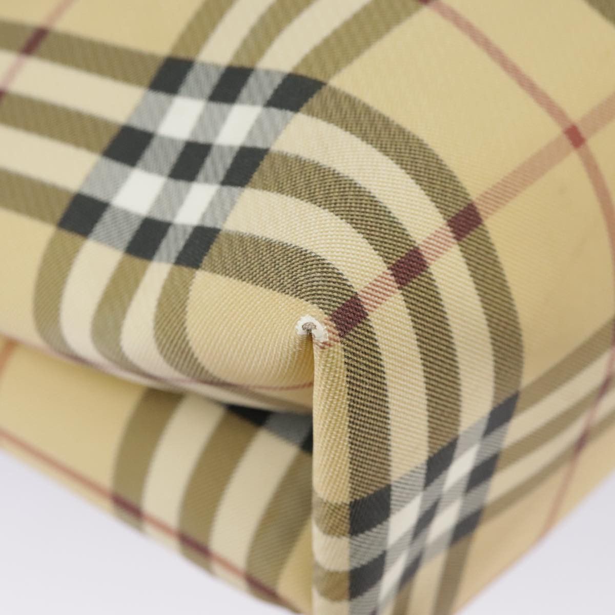 Burberry Nova Check Beige Canvas Tote Bag (Pre-Owned) Size ONE SIZE - 12 Thumbnail