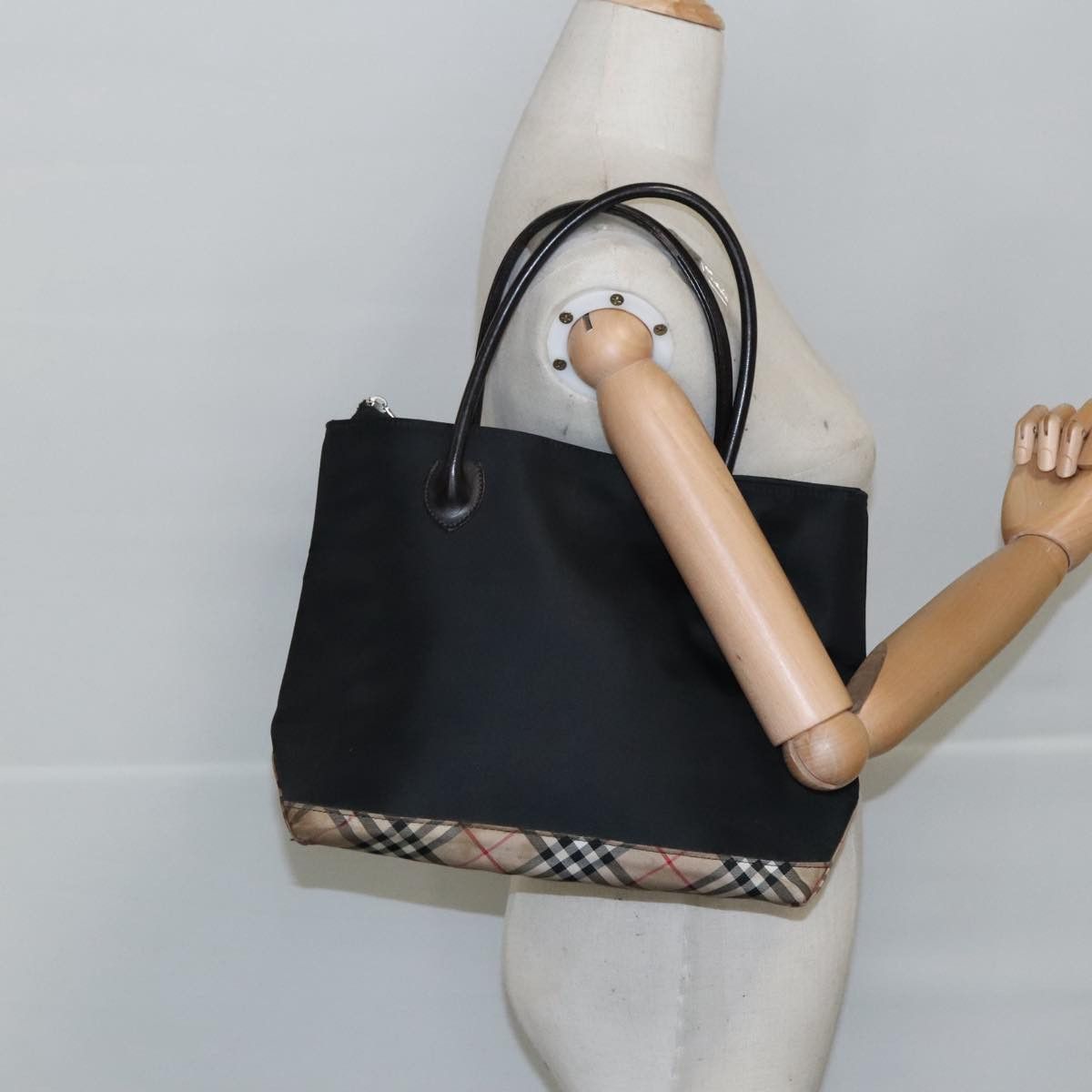 Burberry Blue Label Black Synthetic Tote Bag (Pre-Owned) Size ONE SIZE - 17 Thumbnail