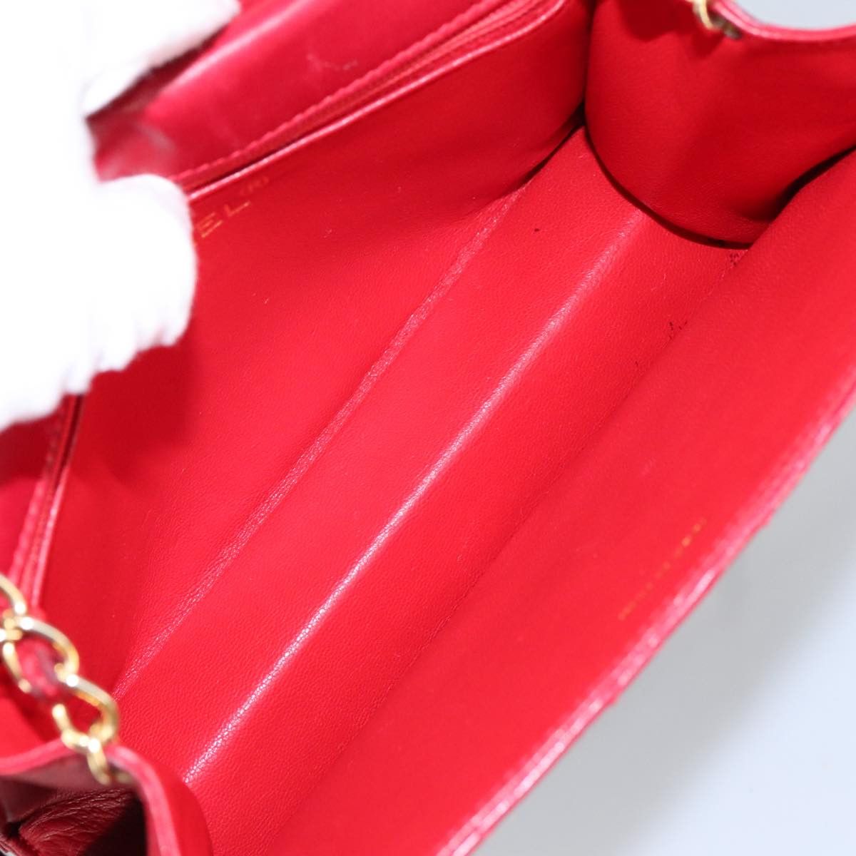 Chanel Cc Red Calfskin Shoulder Bag (Pre-Owned) Size ONE SIZE - 16 Thumbnail