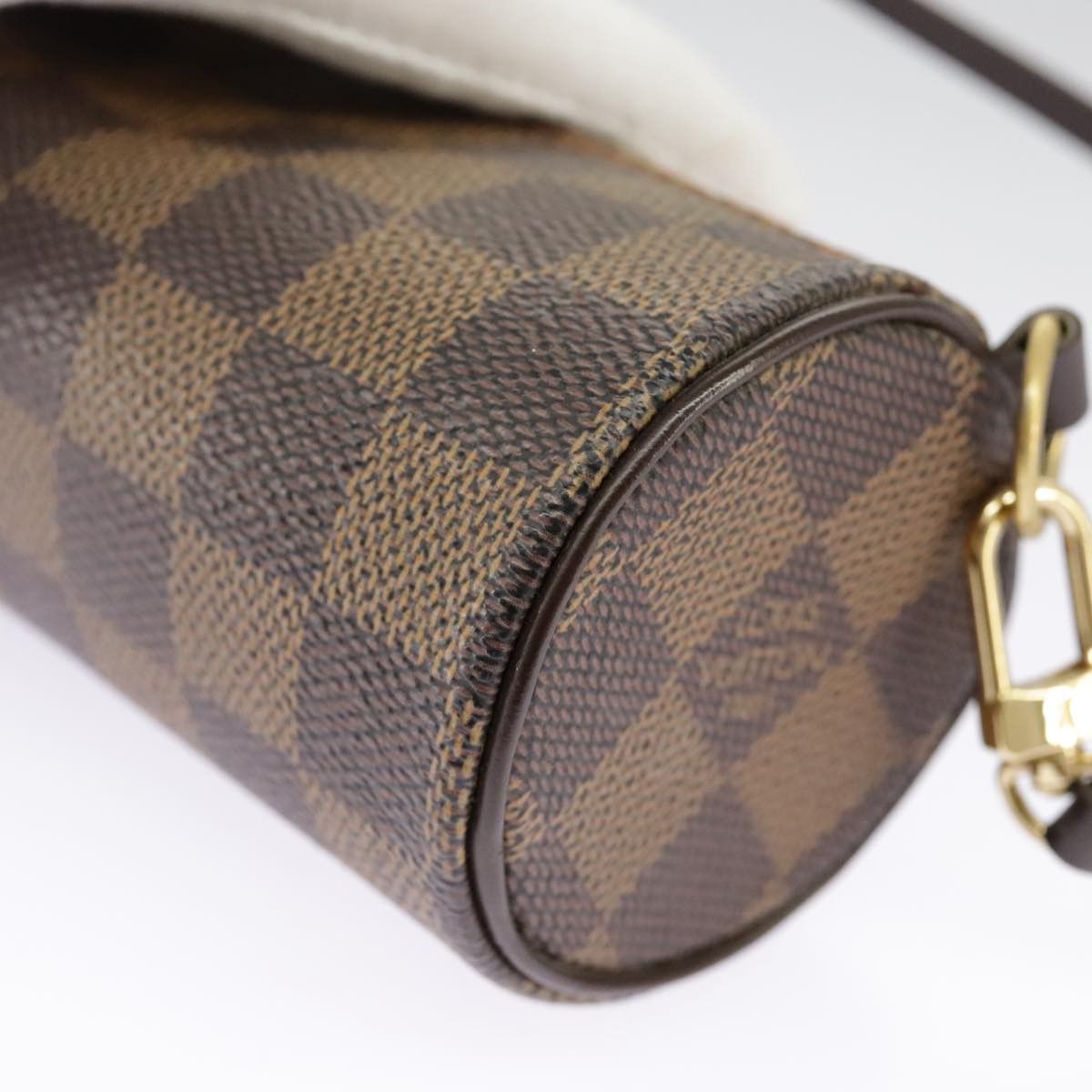 Louis Vuitton Mini Baby Papillon Brown Canvas Clutch Bag (Pre-Owned) Size ONE SIZE - 11 Thumbnail