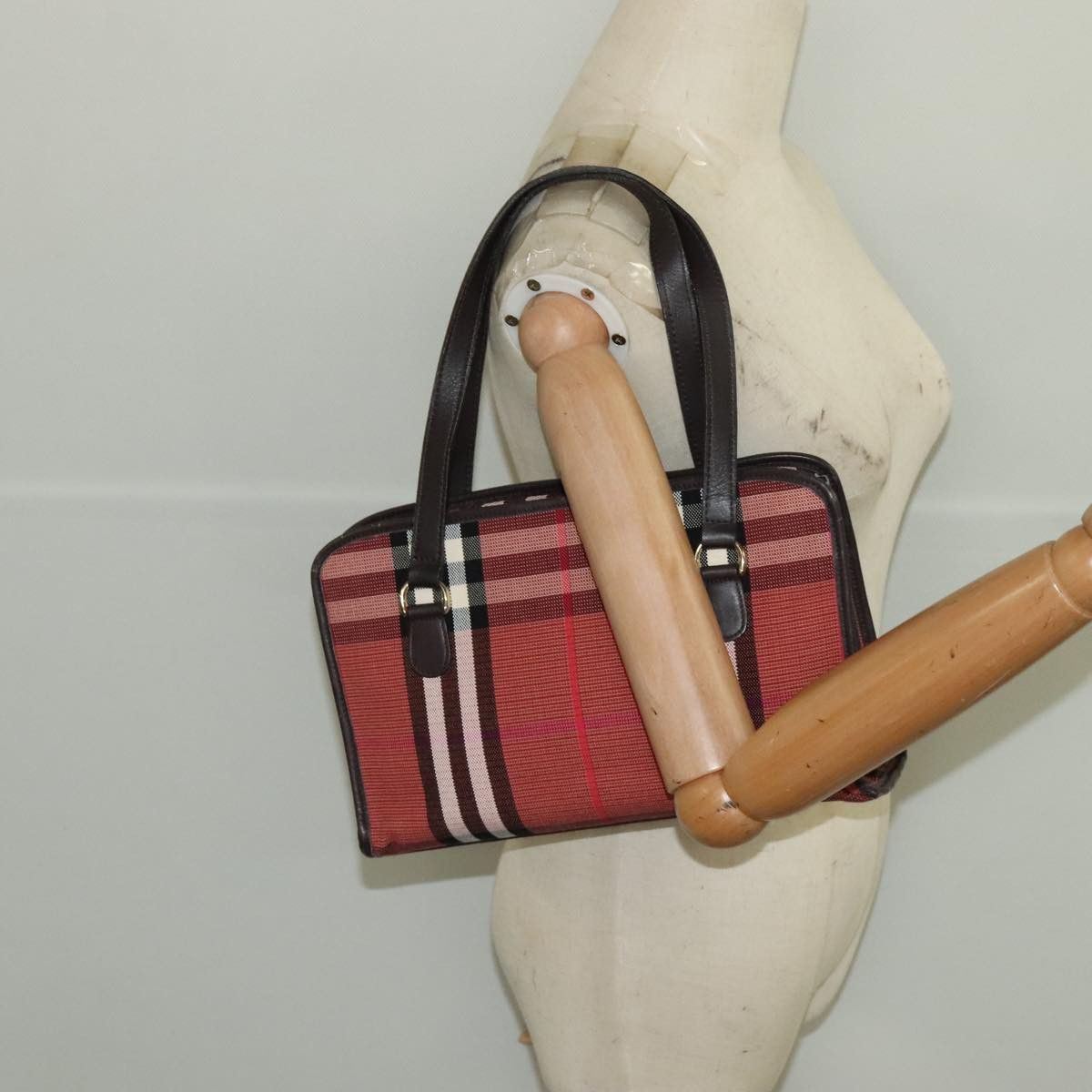 Burberry Nova Check Multicolour Canvas Handbag (Pre-Owned) Size ONE SIZE - 11 Thumbnail