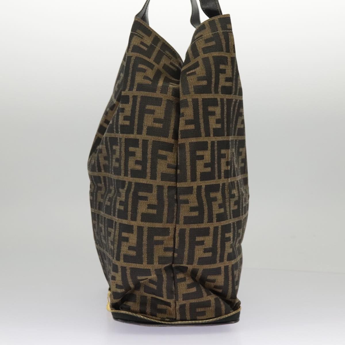 Fendi Brown Canvas Tote Bag (Pre-Owned) Size ONE SIZE - 3 Thumbnail
