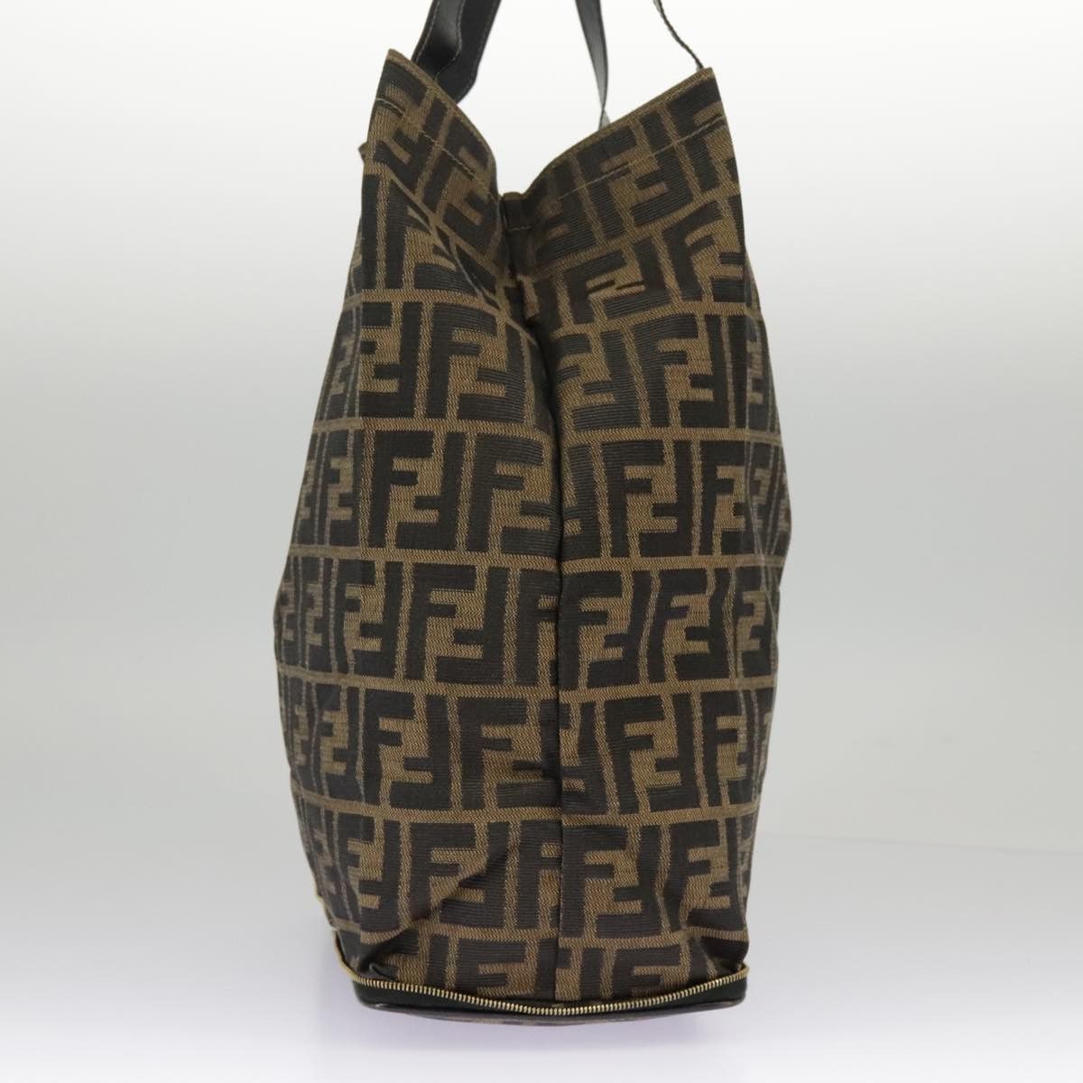 Fendi Brown Canvas Tote Bag (Pre-Owned) Size ONE SIZE - 4 Thumbnail