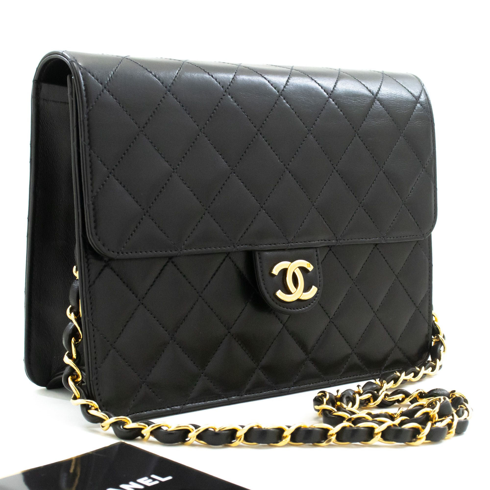 Chanel Black Leather Shoulder Bag (Pre-Owned) Size ONE SIZE - 11 Thumbnail