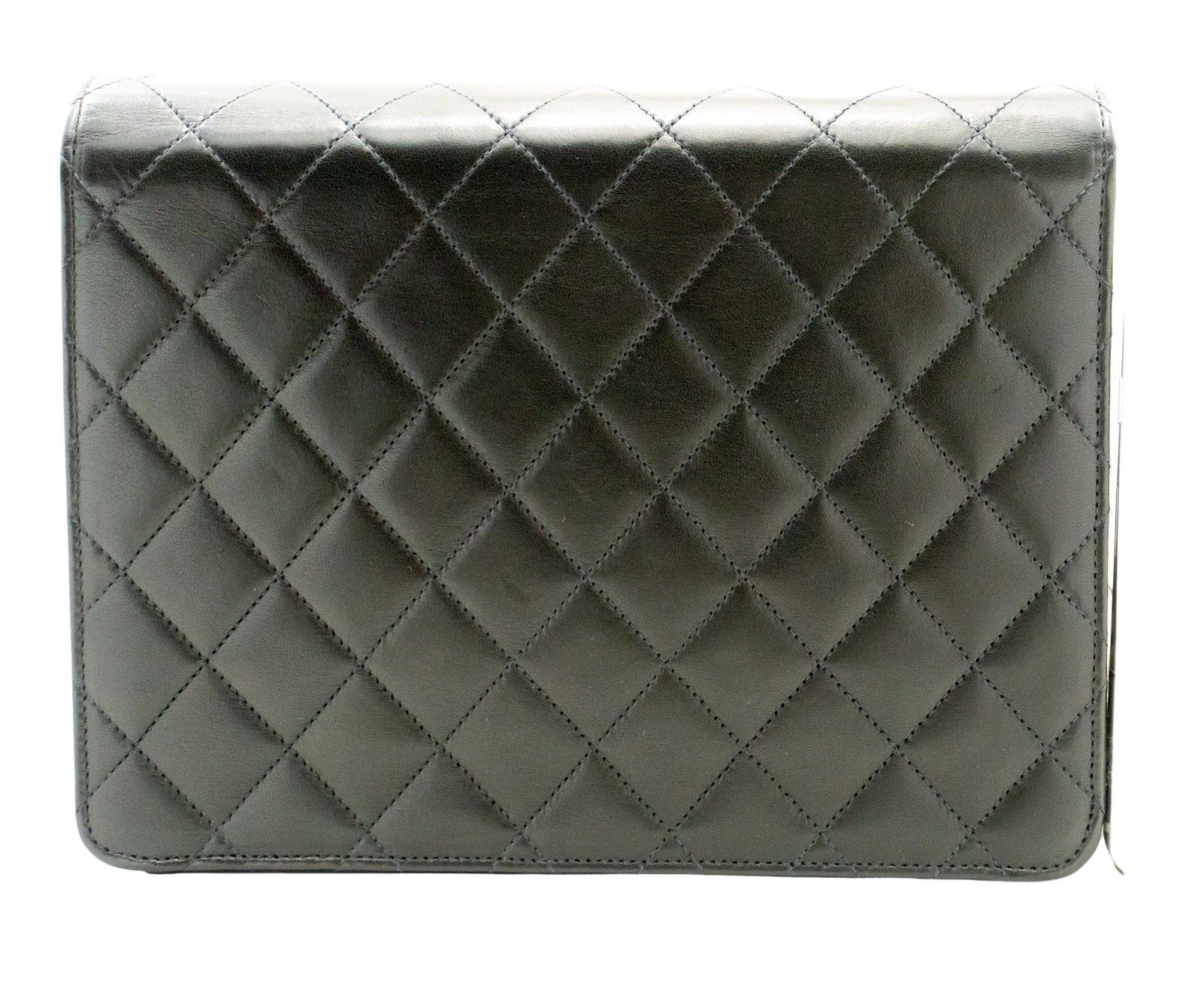 Chanel Black Leather Shoulder Bag (Pre-Owned) Size ONE SIZE - 2 Thumbnail