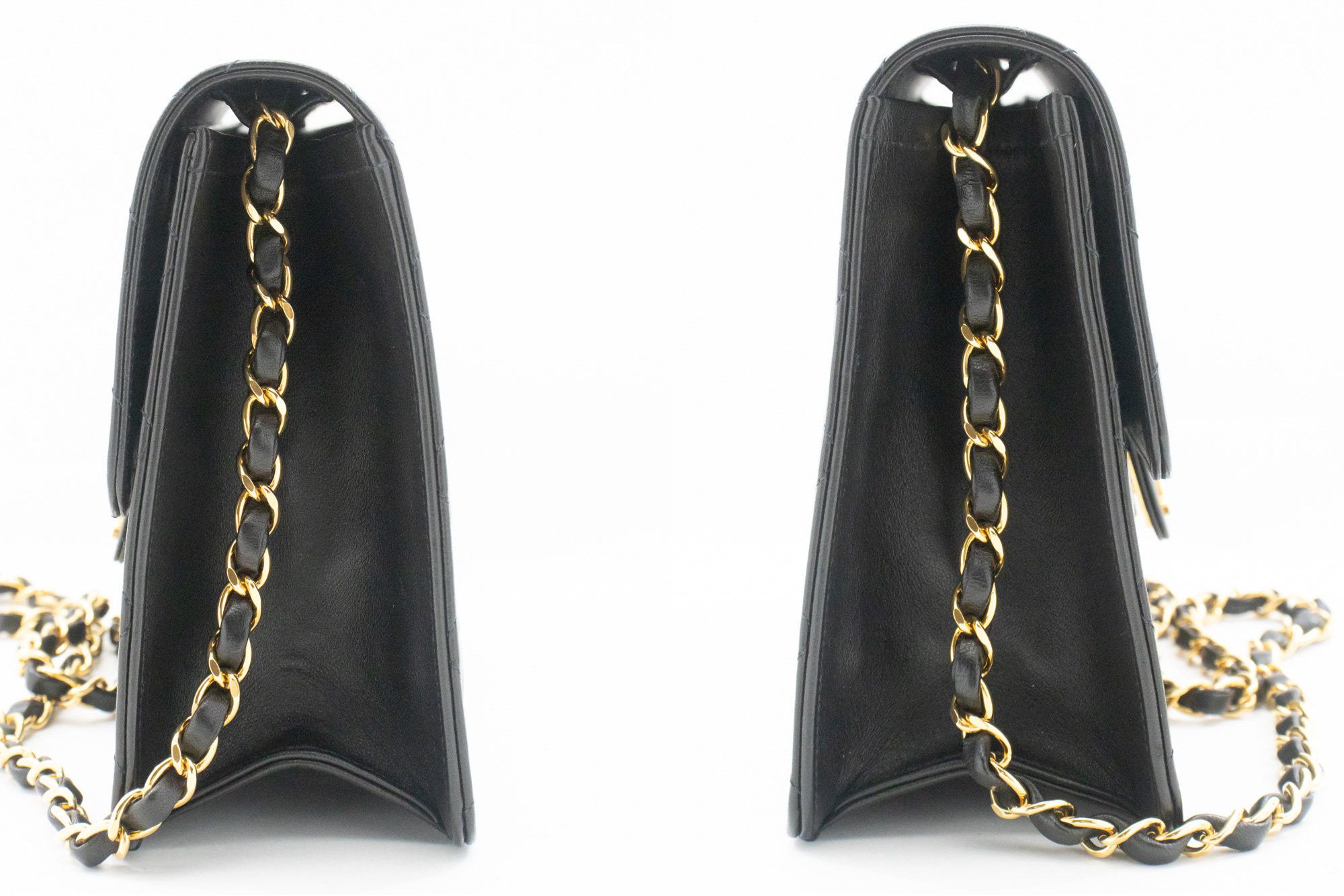 Chanel Black Leather Shoulder Bag (Pre-Owned) Size ONE SIZE - 3 Thumbnail