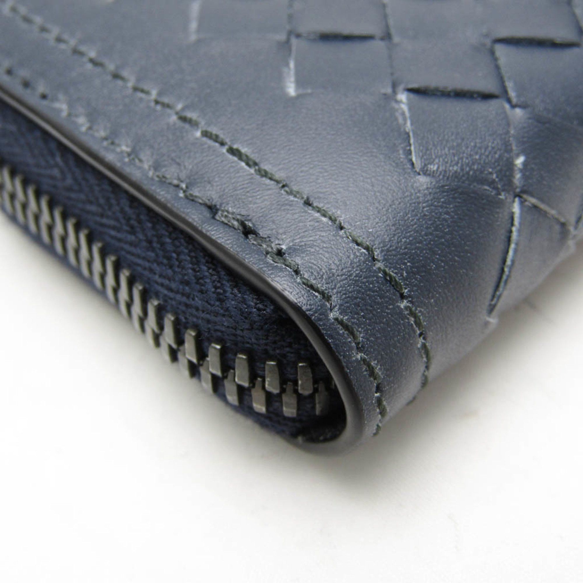 Bottega Veneta Navy Leather Wallet (Pre-Owned) Size ONE SIZE - 4 Thumbnail