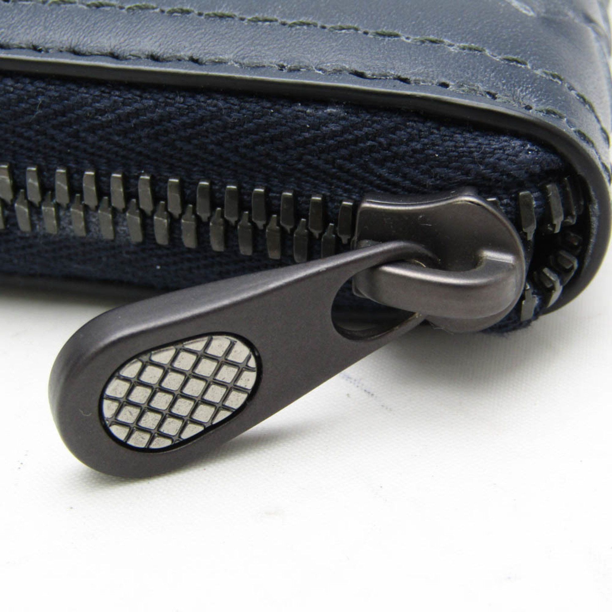 Bottega Veneta Navy Leather Wallet (Pre-Owned) Size ONE SIZE - 6 Thumbnail