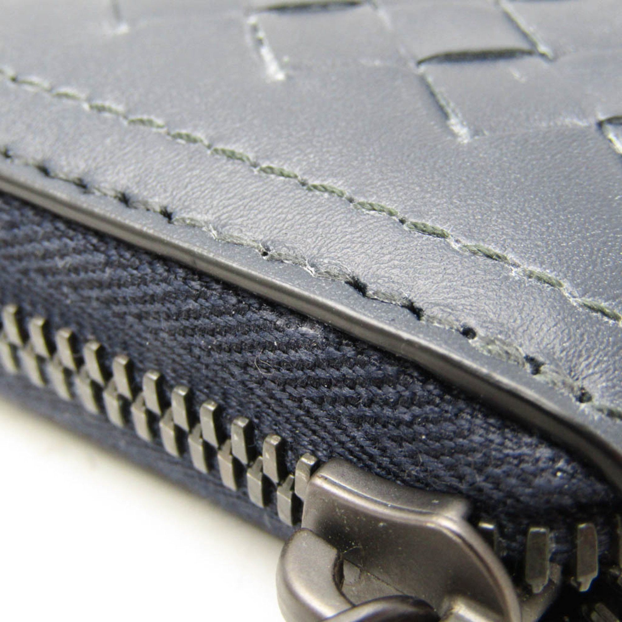 Bottega Veneta Navy Leather Wallet (Pre-Owned) Size ONE SIZE - 11 Thumbnail