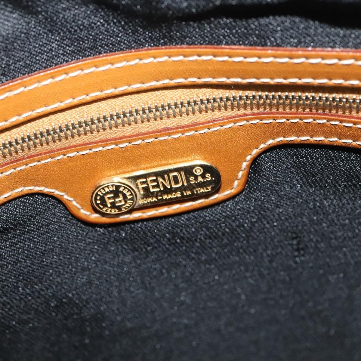 Fendi Pequin Brown Canvas Travel Bag (Pre-Owned) Size ONE SIZE - 17 Thumbnail