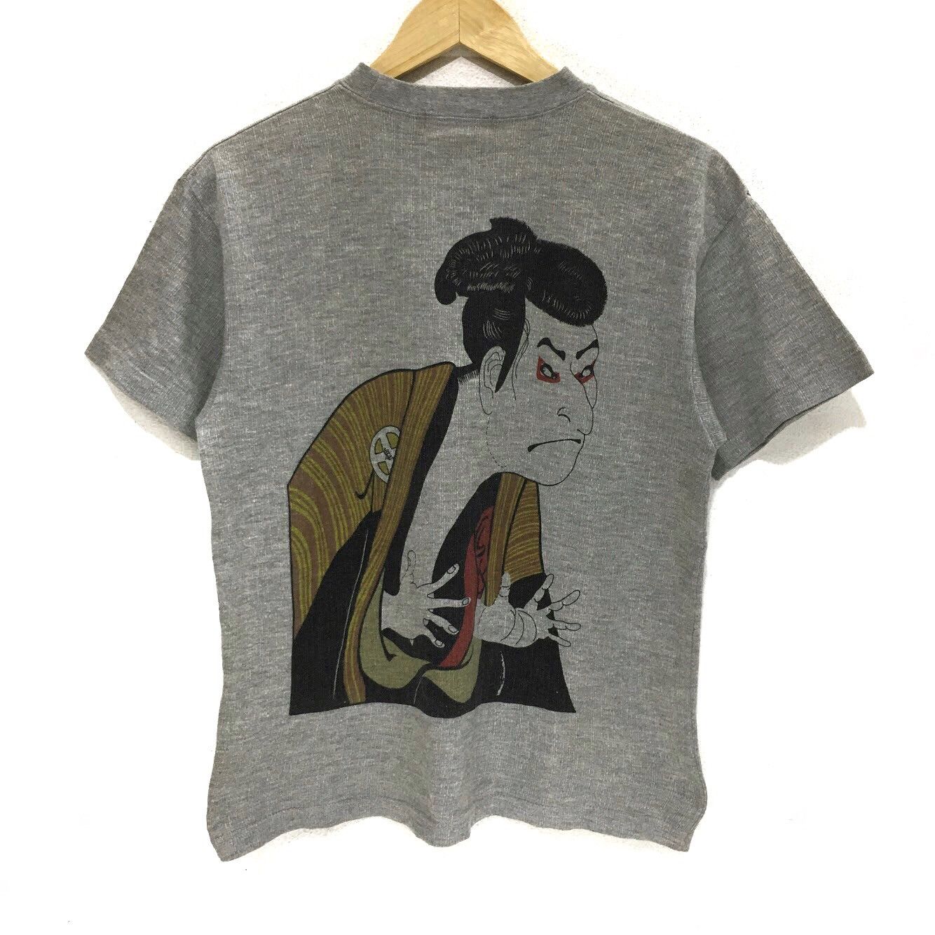 Vintage Vintage JAPAN Angry Monk Tee Shirt Geisha Shaolin Temple ...