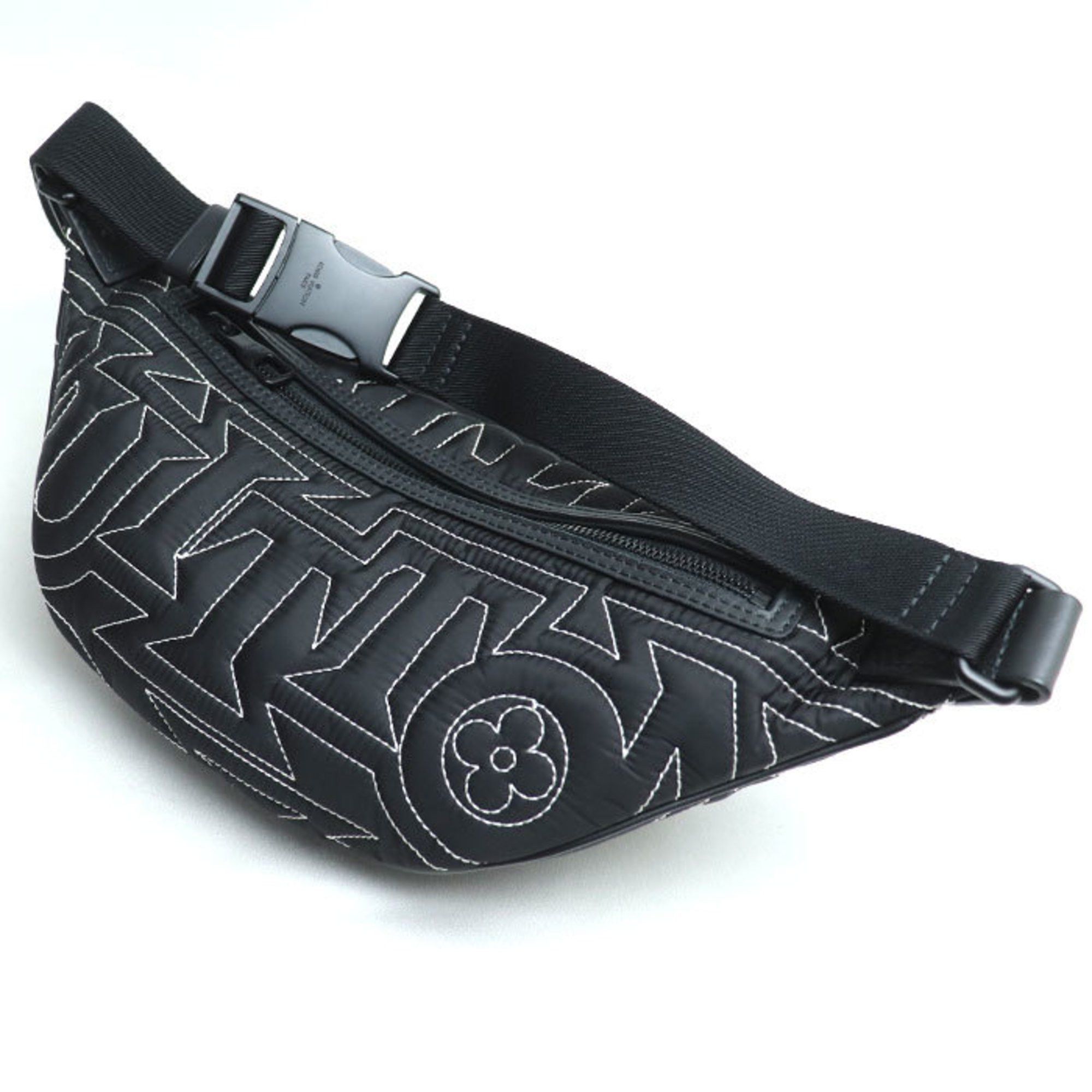 Louis Vuitton Louis Vuitton LV Snow Discovery Bum Bag PM Body Black M21427 IC Chip Men's Size ONE SIZE - 2 Thumbnail