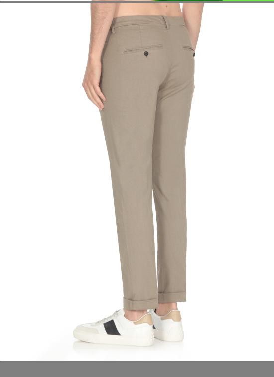 Dondup DONDUP Men Straight Pants UP235 ASE090U PTD019 Green Size US 31 - 3 Thumbnail